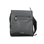 Black Polyester Men's Shoulder Bag