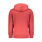 Red Cotton Men Sweatshirt