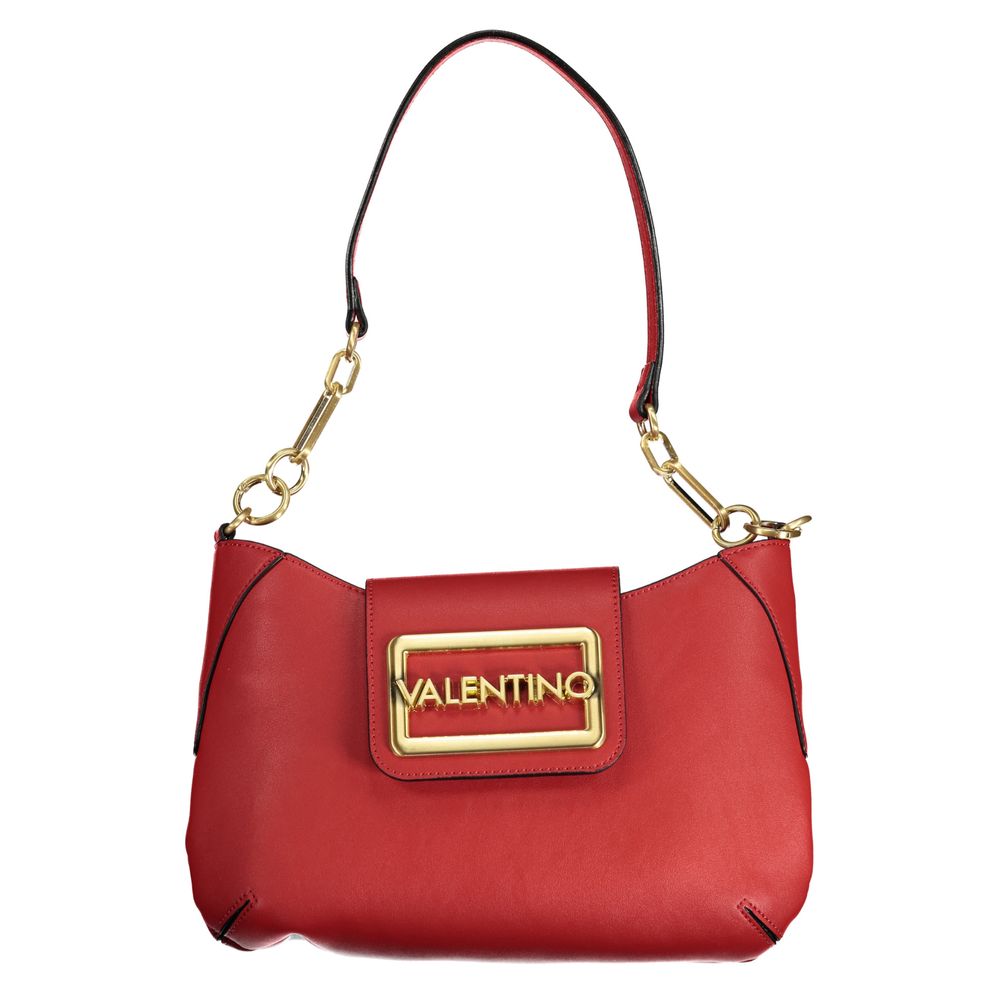 Rosso Poliuretano Women Handbag