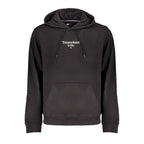 Black Cotton Men's Sweatshirt Hoodie