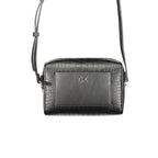 Black Polyester Women Shoulder Bag