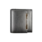 Black Polyurethane Women Wallet