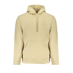 Beige Cotton Men Sweatshirt