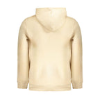Beige Cotton Men Sweatshirt