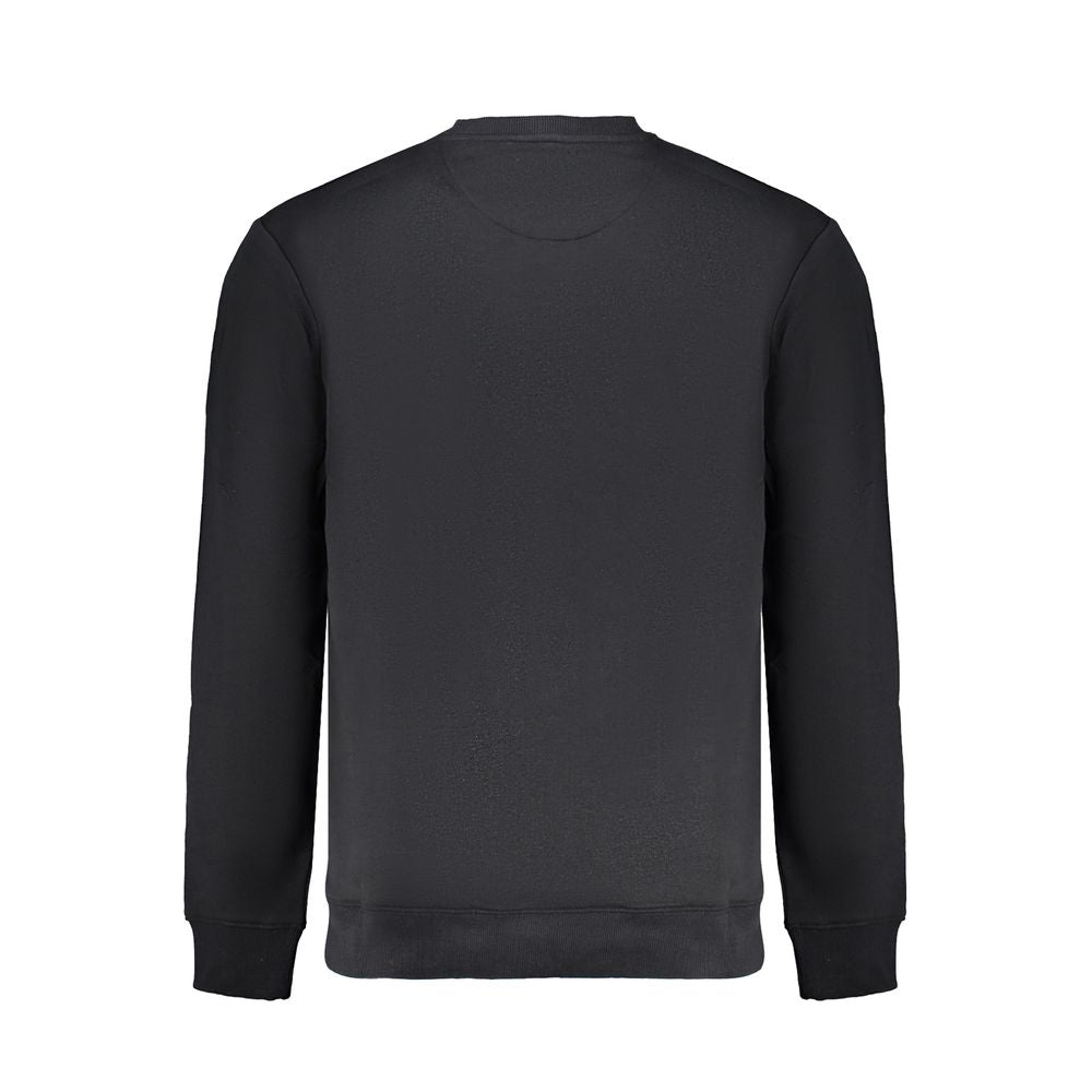 Black Cotton Men's Sweatshirt