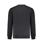 Black Cotton Men's Sweatshirt