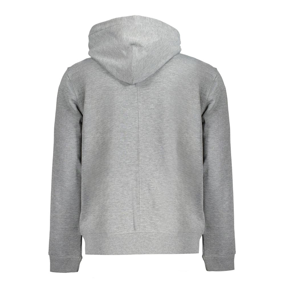 Grigio Polyester Men's Hoodie