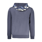 Blue Cotton Men's Hoodie