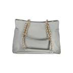 Grigio Polyurethane Women Shoulder Bag