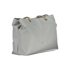 Grigio Polyurethane Women Shoulder Bag