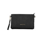"Nero Poliuretano Women Handbag"