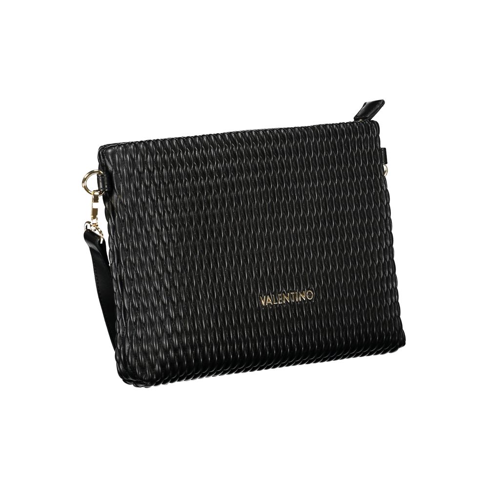 "Nero Poliuretano Women Handbag"