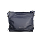 Blu Polyurethane Women Handbag