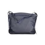 Blu Polyurethane Women Handbag