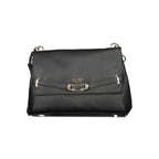 Black Polyurethane Women's Handbag