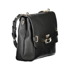 Black Polyurethane Women's Handbag
