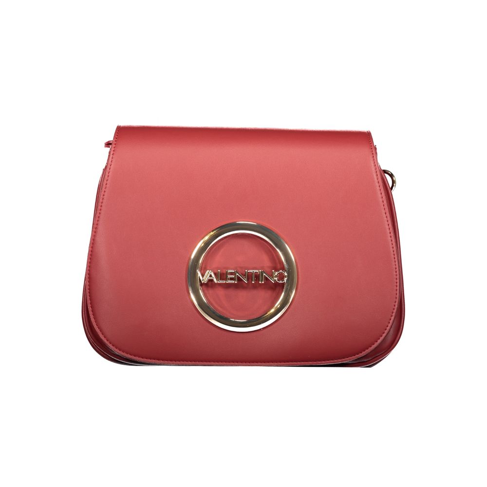 Rosso Polyurethane Women Handbag