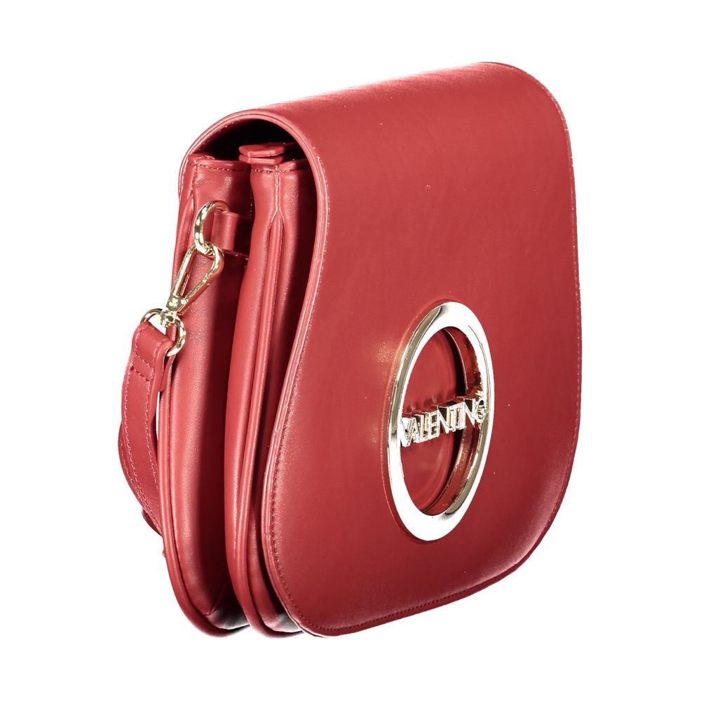 Rosso Polyurethane Women Handbag