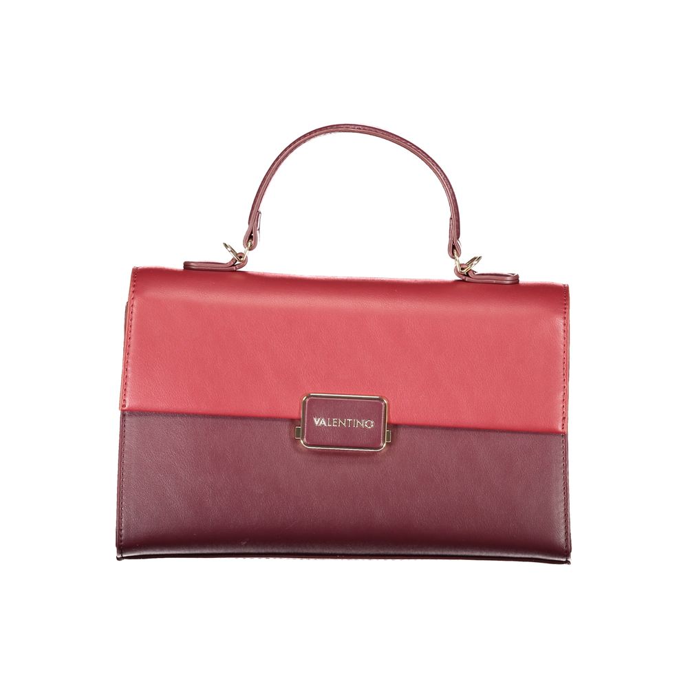 Rosso Polyurethane Women Handbag