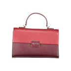 Rosso Polyurethane Women Handbag