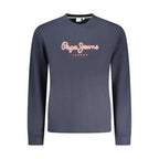 Blue Cotton Men's Sweatshirt