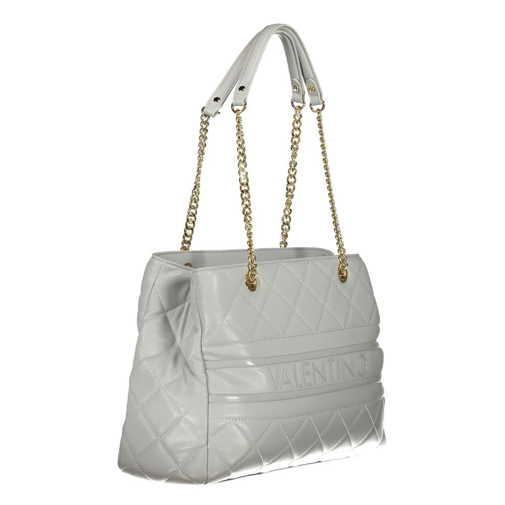 Grigio Polyurethane Women Handbag