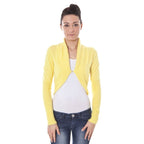 Yellow Angora Women Shrug