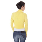 Yellow Angora Women Shrug