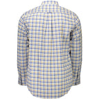Yellow Cotton Mens Shirt