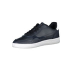 Blue Polyurethane Men Sneaker