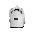 White Polyurethane Men Sneaker