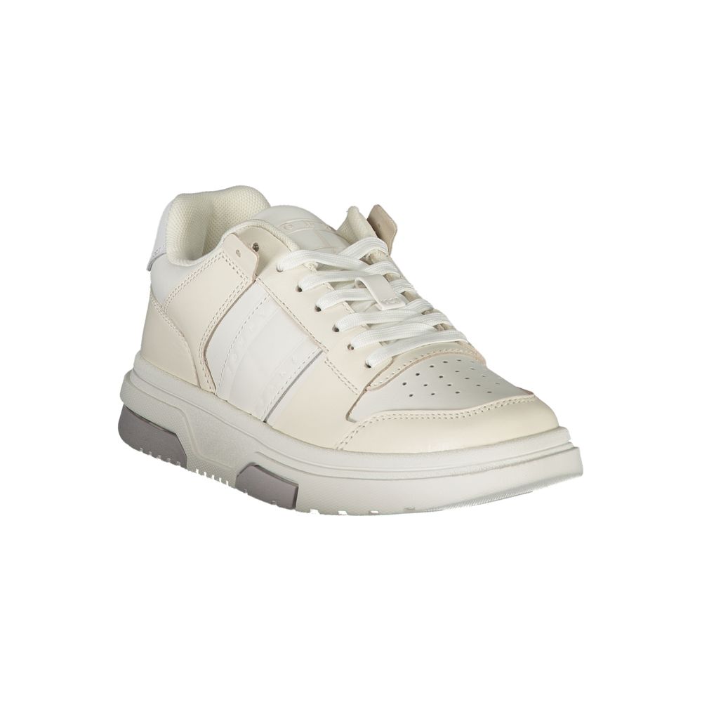 White Leather Women Sneaker