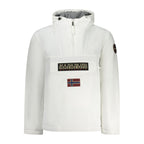 White Polyamide Men's Jacket