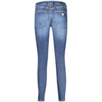 Blu Cotton Women Jeans