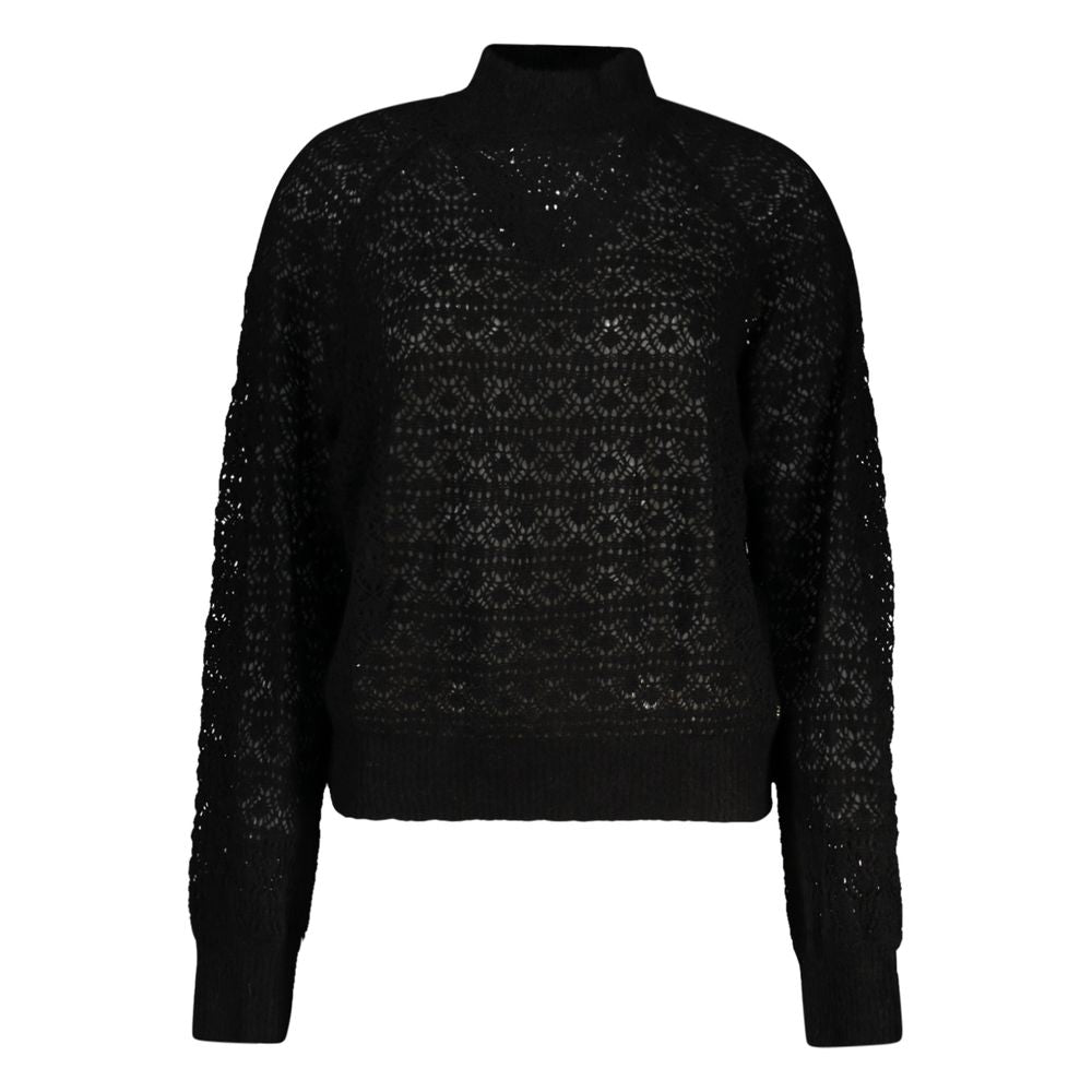 Black Wool Women Sweater