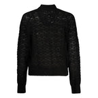 Black Wool Women Sweater