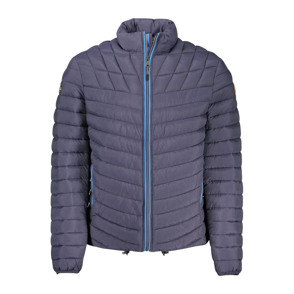 Blu Poliammide Men Jacket