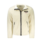 Bianco Polyester Men Jacket