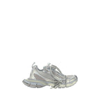 Gray Polyethylene Athletic Sneakers