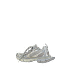Gray Polyethylene Athletic Sneakers