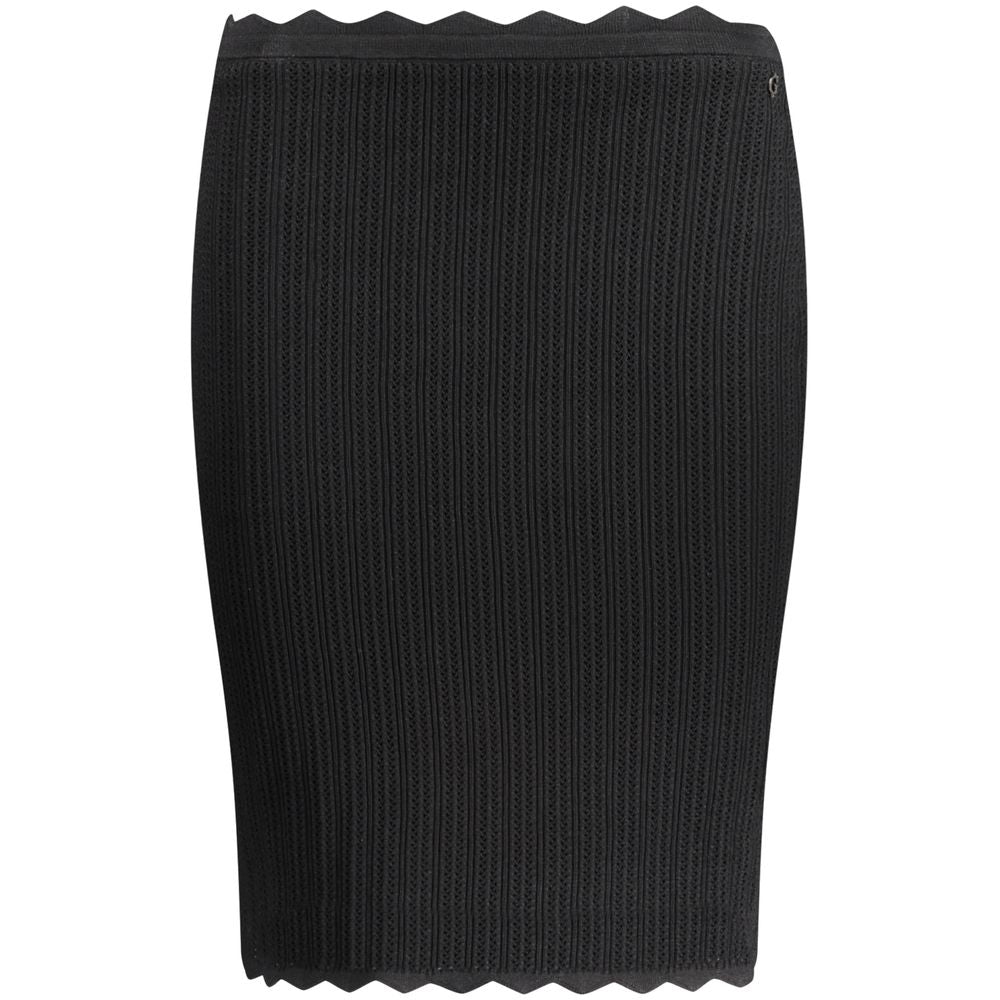 Nero Viscosa Womens Skirt
