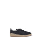 Black Calf Leather Bos Taurus Low Top Sneakers