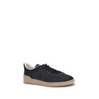 Black Calf Leather Bos Taurus Low Top Sneakers