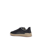 Black Calf Leather Bos Taurus Low Top Sneakers
