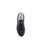 Black Calf Leather Bos Taurus Low Top Sneakers