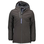 Black Polyester Jackets & Coat