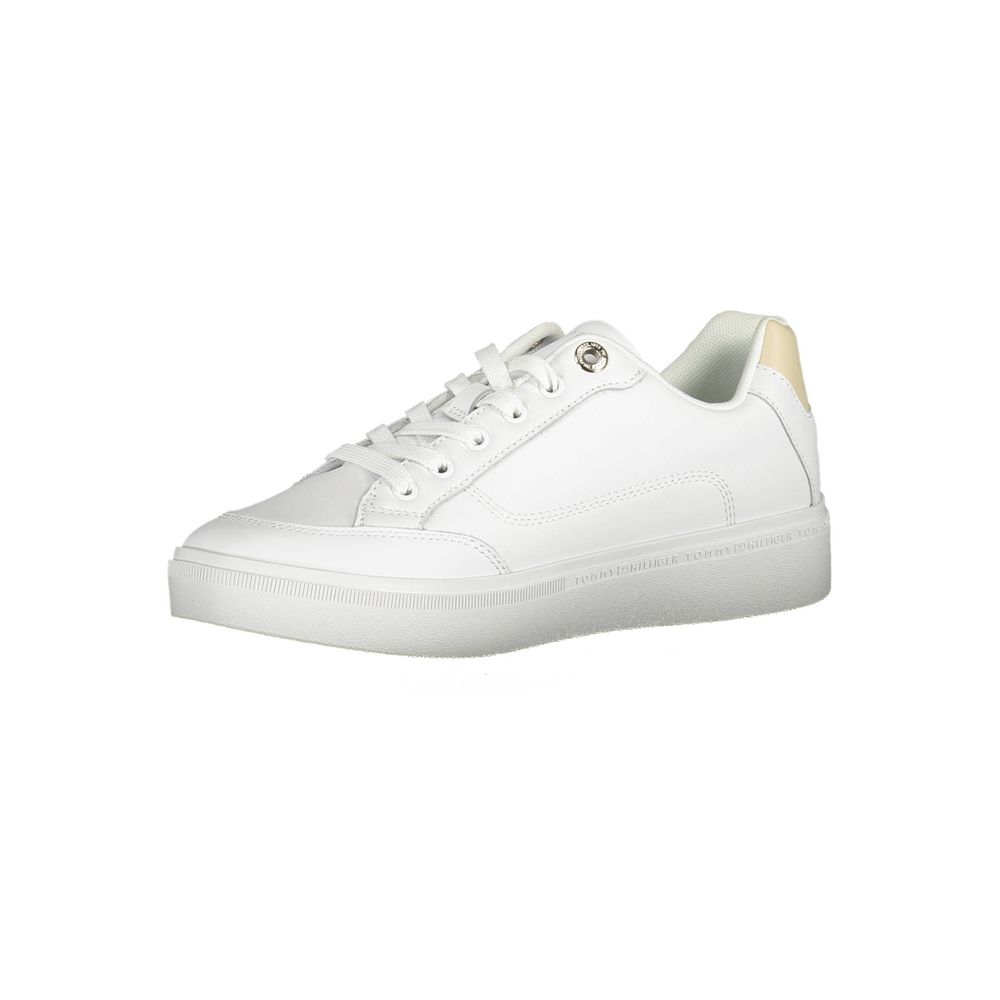 White Leather Women Sneaker