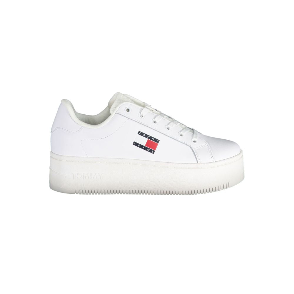 Bianco Leather Women Sneaker