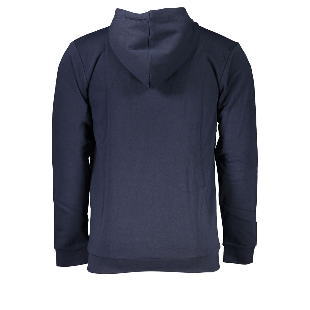 Blue Cotton Men Sweater