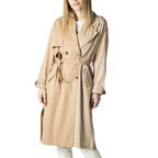 Beige Polyester Coat